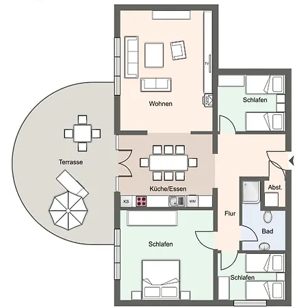 Apartment Appelsnuut Eg Sankt Peter-Ording